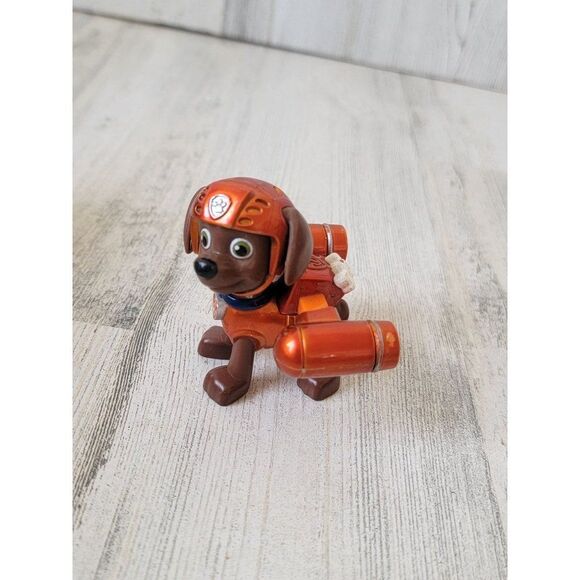 SML Zuma Paw Patrol Disney Junior orange dog toy figure - Picture 2 of 5